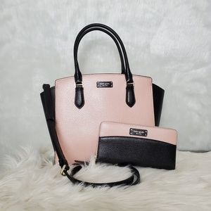 Kate Spade Jeanne Medium Satchel and Wallet Bundle